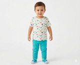 Juniors White planet shirt & Pyjama set (set of 2) (Summer)