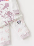 Disney minnie mouse printed shirt & pyjama set (set of 2)