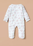 Juniors bunny printed frill sleepsuit