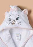 Juniors cat embroidered white bathrobe