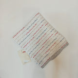 Juniors all over text printed blanket