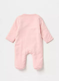 Juniors pink bunny padded sleepsuit (Winter)