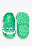 Aqua green crocodile crocs
