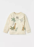 Juniors safari time printed shirt & pyjama set (set of 2)