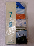 Juniors car & stripe printed vests (set of 7)