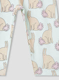 Juniors all over rabbit printed shirt & pyjama set (set of 2)