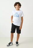 Kappa blue logo white tshirt (Summer)