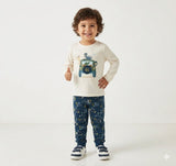 Juniors animals Beep Beep applique shirt & Pyjama set (set of 2)
