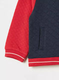 Lee Cooper Red & Navy Padded Zipped Pullover (Winter)