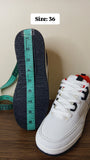 Matalan white colorblock laceup shoes