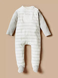 Juniors stripped fleece sleepsuit (winter)