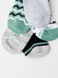 Juniors shark printed socks(pack of 5)