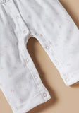 Juniors small flower printed openfeet sleepsuit (Summer)