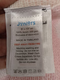 Juniors all over pink heart blanket