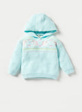 Juniors blue unicorn hoodie & pyjama set (set of 2) (Winter)