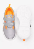 Oaklan grey & orange colorblock shoes