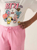 BT21 girls printed shirt & pyjama set (set of 2) (Summer)