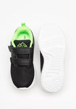 Oaklan black shoes with green lining