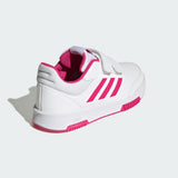 Adidas Solid White Shoes With Pink Logo (Box Packaging)
