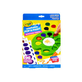 Crayola washable pop & paint watercolor palette with refillable water brush & 96 paint chips