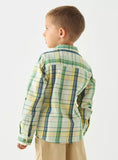 Lee Cooper Green Checkered Dress Shirt
