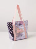 Barbie pink holographic handbag
