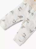 Juniors Penguin embroidered shirt & Pyjama set, (set of 2)