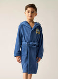 Juniors Safari Lion Towel Bathrobe with belt