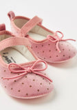 Giggles polka dot infant shoes