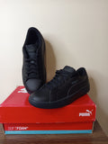 Puma solid black shoes (Box Packaging)