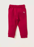 Puma girls nude & pink fleece shirt & jog set (set of 2) (Winter)