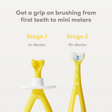 Fridababy grow with me training toothbrush set (set of 2)