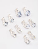 Lovisa silver beads dynamite clip on earrings (Pack of 5) (Jewellery)