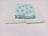 Juniors blue stripe flannel blankets (Pack of 3)