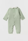 Juniors green bunny frill padded sleepsuit (Winter)