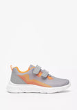 Oaklan grey & orange colorblock shoes