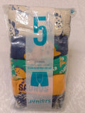 Juniors boys dino printed boxer briefs (set of 5)