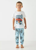 Juniors racing off to bed shirt & pyjama set (set of 2) (Summer)