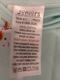 Juniors blue unicorn printed blanket