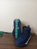 R&B navy boys laceup shoes