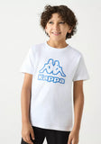 Kappa blue logo white tshirt (Summer)