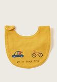 Juniors car on a road trip bib