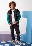 Max champion dream team black fleece lined button down pullover (Winter)