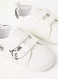 Disney Mickey Mouse Printed white Infant Shoes