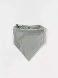 Juniors green star & green striped bandana bib (set of 2)
