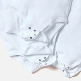 Juniors solid white sleeveless bodysuits (set of 7)
