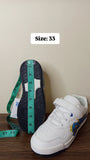 Max street printed white shoes
