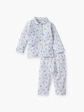 Juniors all over duck printed shirt & pyjama set (set of 2)