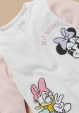 Juniors minnie & daisy colorblock sleepsuit