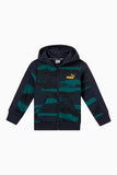 Puma camouflage teal & black zipped hoodie (Winter)